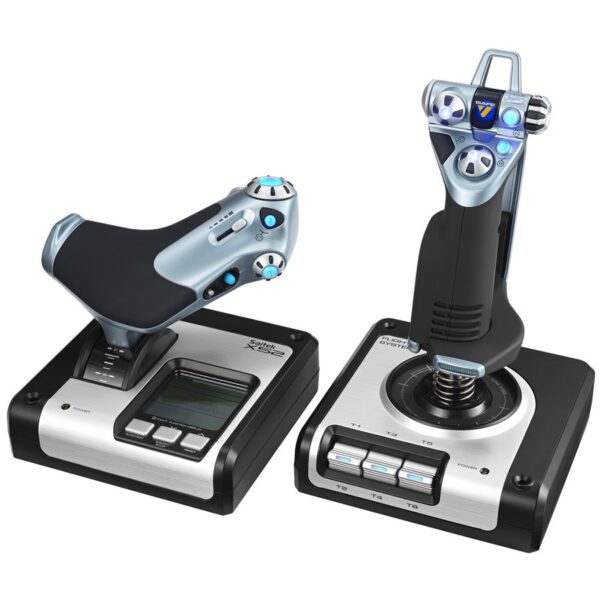 Logitech G X52 H.O.T.A.S. - Joystick a plynov� ped�l - kabelov� - pro PC