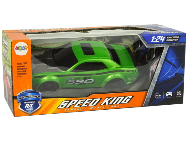 Remote Controlled Sports Car 1:24 Racing Green - Image 7