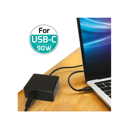 Lādētājs Port Power Supply 90W Type-C - Image 3