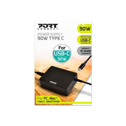Lādētājs Port Power Supply 90W Type-C - Image 4