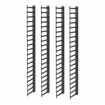 APC - Kabelh�llarsats f�r rack - svart - 20U (paket om 4) - f�r P/N: NBPD0160A, NBWL0355A, SMX3000HV-BR, SMX3000LV2U-BR, SRT1000RMXLI, SRT1000RMXLI-NC