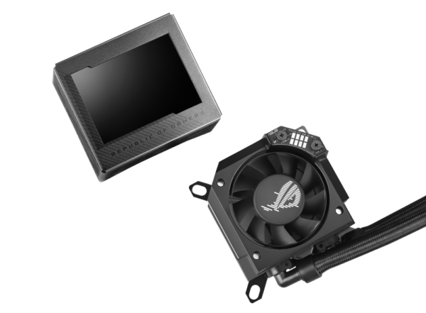 Cooler Asus "ROG RYUJIN III 240", skt universal, racire cu lichid, ventilator 120 mm x 2, 2000 rpm, iluminat ARGB, "ROG RYUJIN III 240" (timbru verde 2.00 lei) - Image 5