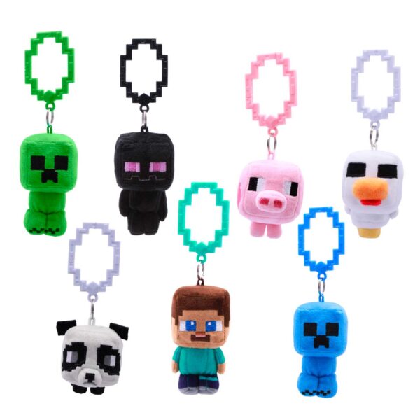 MINECRAFT Clip-on plush, 9 cm