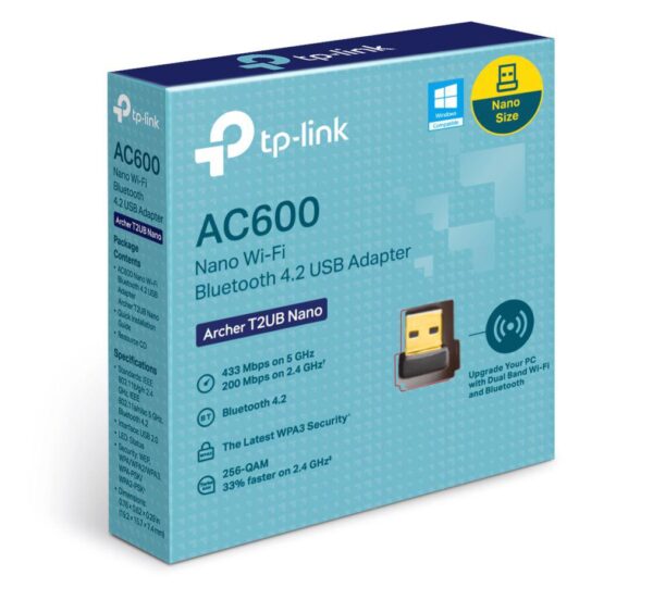 TP-LINK AC600 NANO WIRELESS BT ADAPTER - Image 2