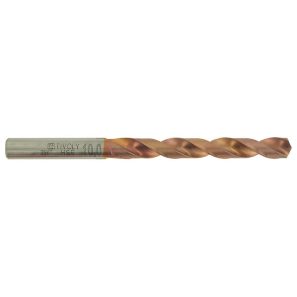 Metal drill bit FURIUS 10.2mm, Ti2CN FUSIO, HSS Fully Ground. Split point angle 135°