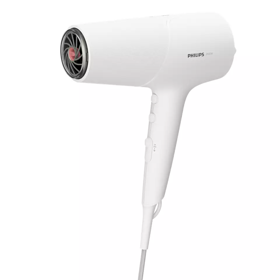 Philips | Hair Dryer | BHD500/00 | 2100 W | Number of temperature settings 3 | Ionic function | White - Image 2
