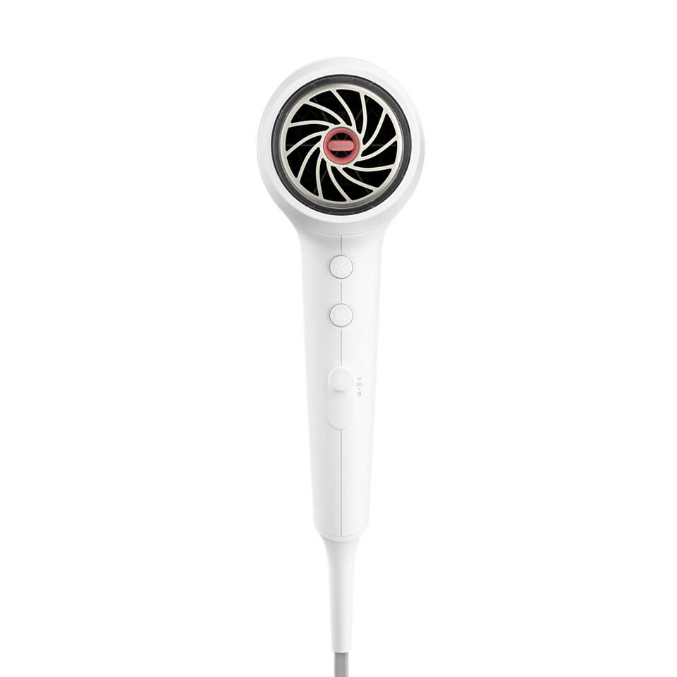 Philips | Hair Dryer | BHD500/00 | 2100 W | Number of temperature settings 3 | Ionic function | White - Image 3