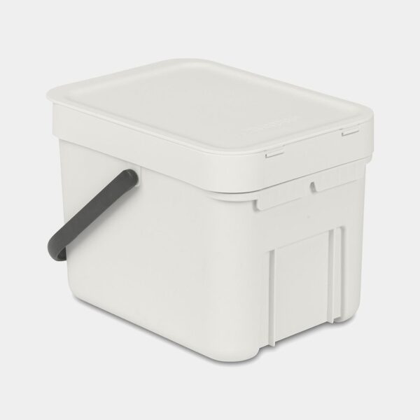 BRABANTIA aktritumu tvertne Sort & Go, 6L, Light Grey - Image 3