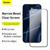 FOLIE STICLA Baseus pentru Iphone 13 Pro Max, grosime 0.3mm, acoperire totala ecran, strat special anti-ulei si anti-amprenta, Super Porcelain Crystal Tempered Glass, pachetul include 2 bucati "SGQP030201" - 6932172601188 - Image 7