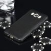 Qult Luxury Carbon Back Case Silicone Case for Samsung A720 A7 (2017) Black