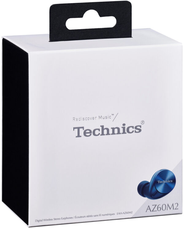 Technics wireless earbuds EAH-AZ60M2EA, blue - Image 6
