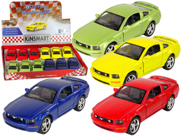 Metal Car Ford Mustang GT 2006 1:38 4 Colours Drive HXKT041