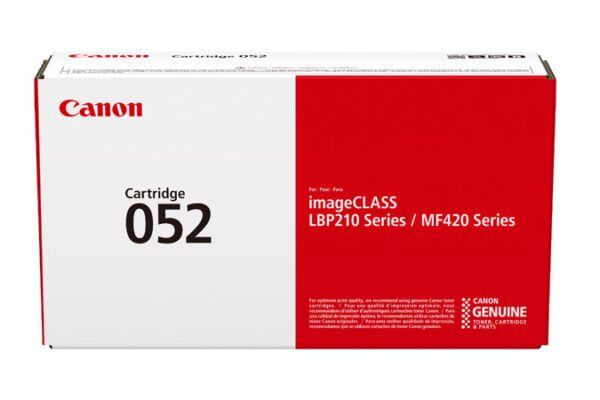 Canon 052 - Svart - original - tonerkassett - f�r imageCLASS LBP212, LBP215, MF429, i-SENSYS LBP212, LBP214, LBP215, MF421, MF426, MF429