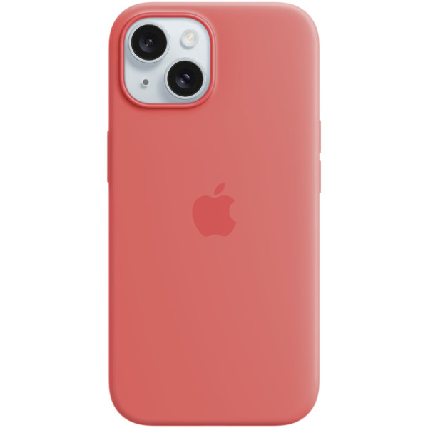 Mobiili tagakaas Apple iPhone 15 Silicone Case with MagSafe - Guava