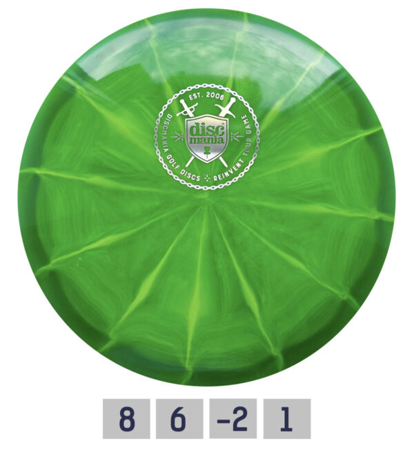 Discgolf DISCMANIA Fairway Driver 5 Lux Vapor Essence Green 8 | 6 | -2 | 1