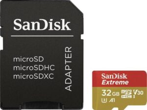 Extreme microSDHC 32GB 100/60 MB/s A1 V30 GoPro