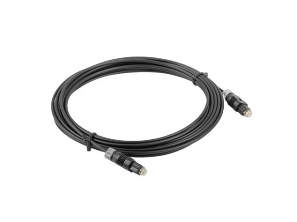 LANBERG CA-TOSL-10CC-0010-BK TosLink M/M Optical Cable 1M Black - Image 3