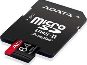 MEMORY MICRO SDXC 64GB W/ADAP./AUSDX64GUI3V30SHA2-RA1 ADATA