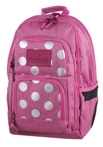 Backpack Coolpack Unit Silver Dots Pink