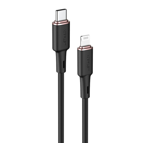 Cable USB-C to Lightining Acefast C2-01, 30W, MFi, 1.2m (black)