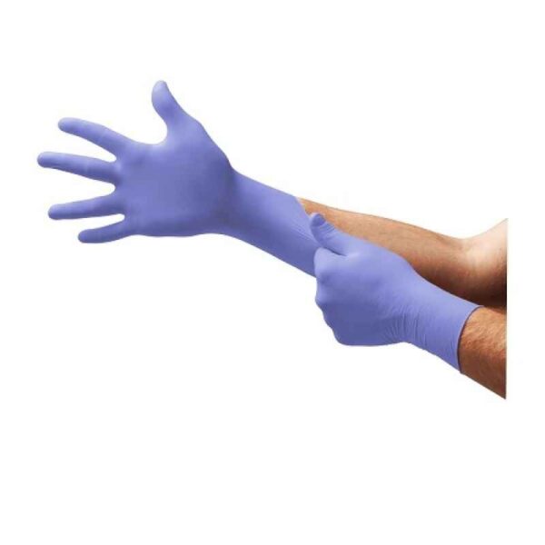 Disposable nitrile gloves Ansell Microflex 93-843, 0.65 AQL,100 pcs, 0,11mm blue, size XL (9.5-10)