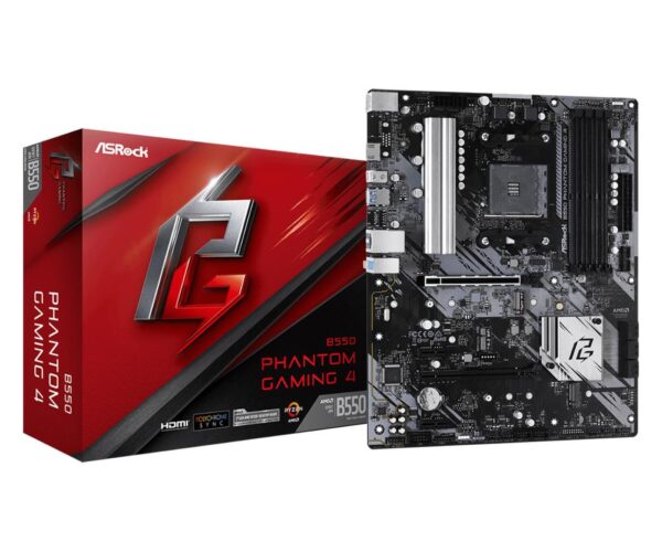 Emaplaat ASROCK B550 Phantom Gaming 4 ATX MB