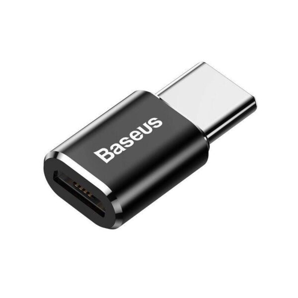 Baseus Micro USB to USB Type-C adapter - black - Image 3