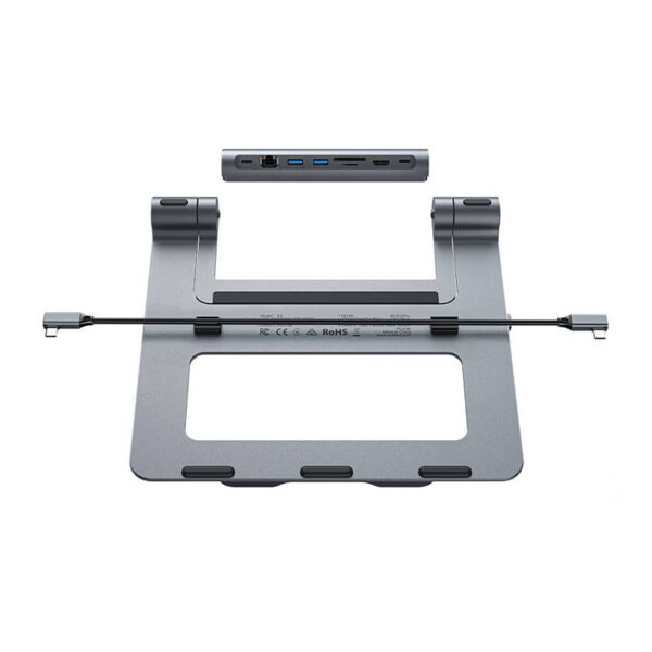 Multifunctional Laptop Stand Acefast E5 PLUS USB-C (black) - Image 2