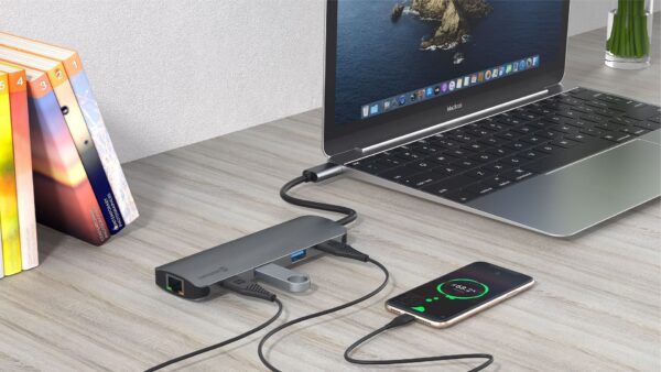 USB jagaja Swissten USB-C Hub 8in1 - Image 2