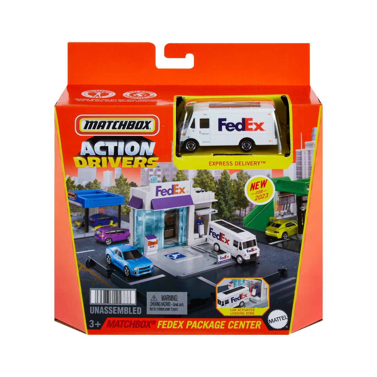Matchbox® Action Drivers teeninduskeskuste mängukomplekt - Image 5