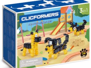 Clicformers konstruktor Vaprad sõbrad 3in1, 74 osa