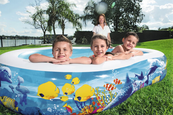 Bestway Inflatable Family Play Pool 2.62m x 1.57m x 46cm - Image 7