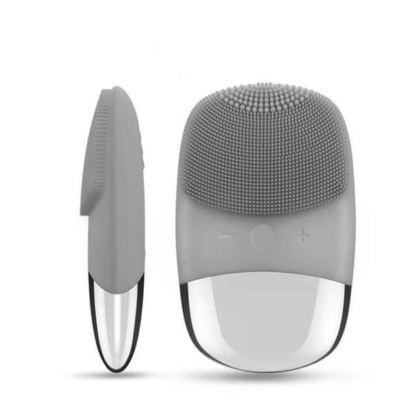 Mini Silicone Electric Sonic Facial Brush ANLAN ALJMY04-0G (grey)