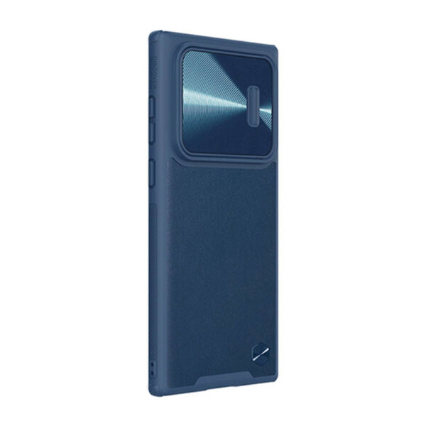 Nillkin CamShield Leather case for Samsung Galaxy S22 Ultra (Blue) - Image 2