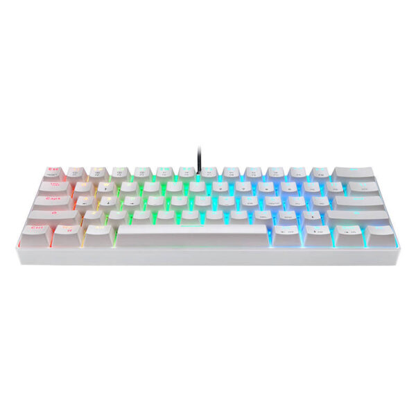 Mechanical gaming keyboard Motospeed CK61 RGB (white) - Image 2