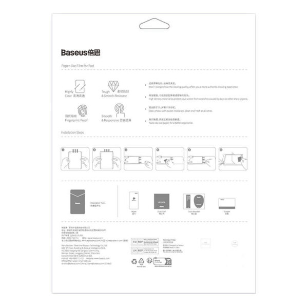 Baseus Paperfeel film For Pad Mini 4/5 7.9″, Clear - Image 7