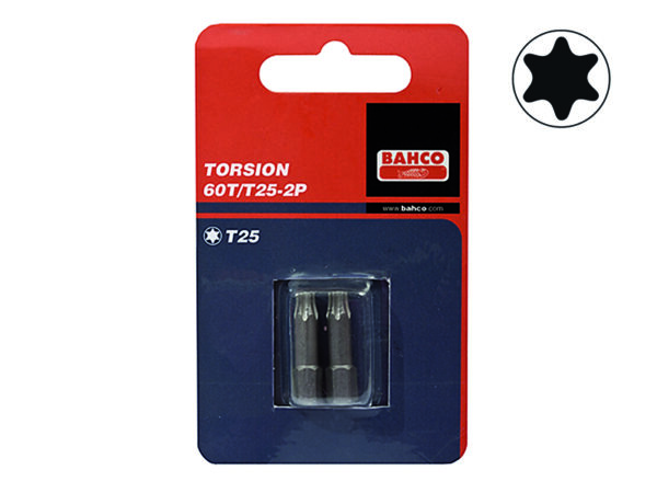 Bits Torsion T10 25mm 2pcs