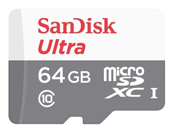 Memory card SanDisk Ultra Android microSDXC 64GB 100MB/s Class 10 UHS-I (SDSQUNR-064G-GN3MN)