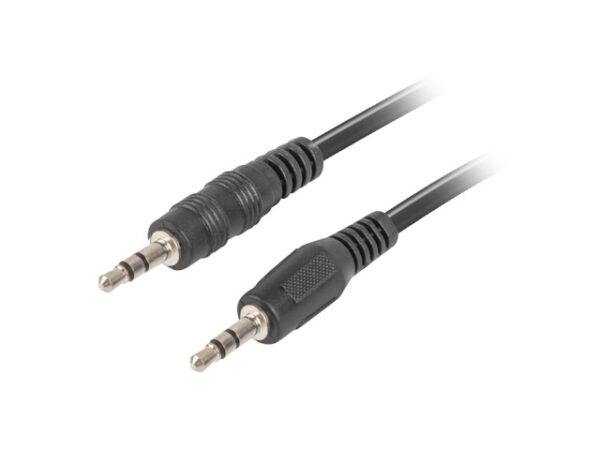 Lanberg CA-MJMJ-10CC-0020-BK audio cable 2 m 3.5mm Black