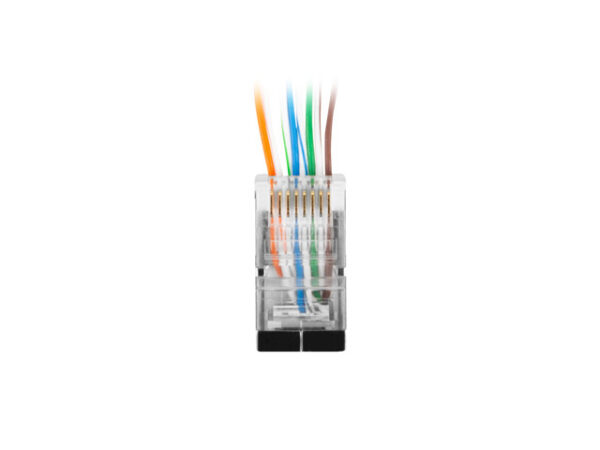 Lanberg wtyk sieciowy RJ45 8P8C (100 sztuk) przelotowy kat.5e FTP - Image 2