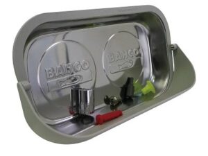 Magnetic tray with PVC extension 140x240mm