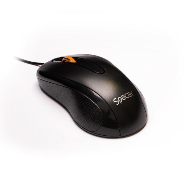 MOUSE USB OPTICAL/BLACK SPMO-F01 SPACER - Image 3