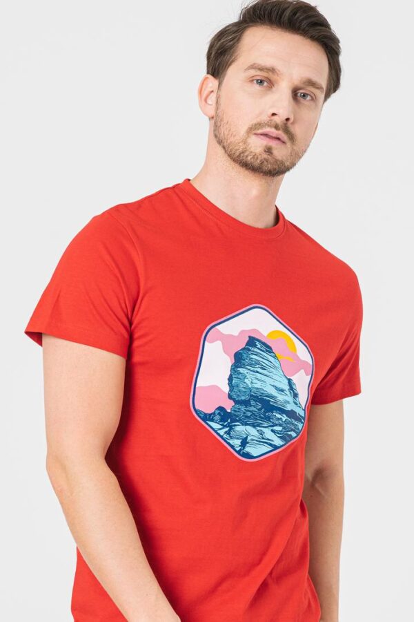 TRICOU CASUAL SFINX BARBATI RED-XXL - Image 6