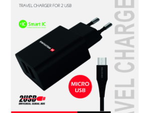 Telefoni laadija Swissten USB A + Micro USB kaabel 1.2m
