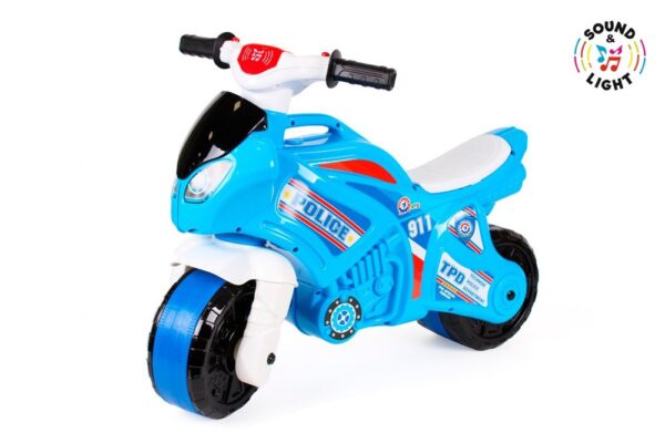 Police Motorcycle Ride-On Blue TechnoK 5781 P2 Ride-On Auto Vehicle