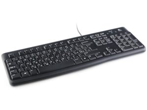 Logitech drátové combo klávesnice myš MK120 - EER - CZ layout - černá