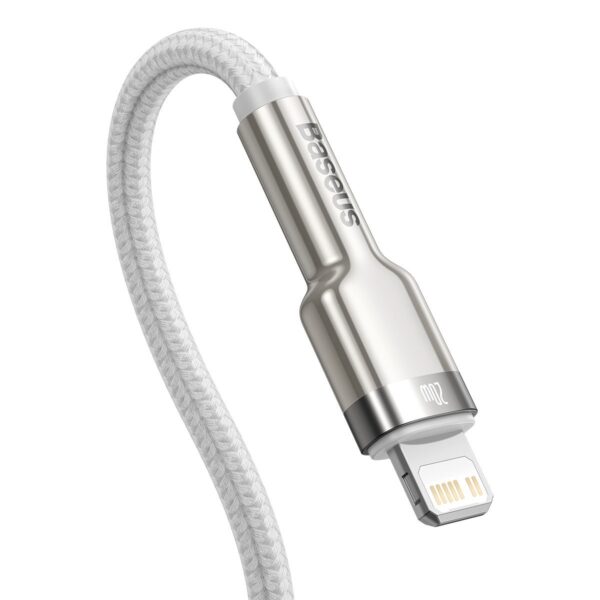 Baseus lightning - USB-C Cafule, PD, 20W, 2m (biały) - Image 3