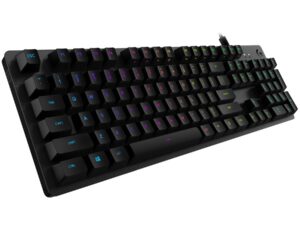 Logitech Gaming G512 - Kl�vesnice - podsv�cen� - USB - US mezin�rodn� - kl�vesov� sp�na�: GX Brown Tactile - uhl�k