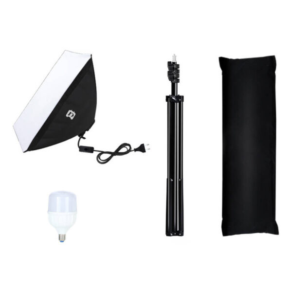 Studio set Puluz softbox 50x70cm, tripod, LED bulb 1 pcs PU5070EU - Image 4