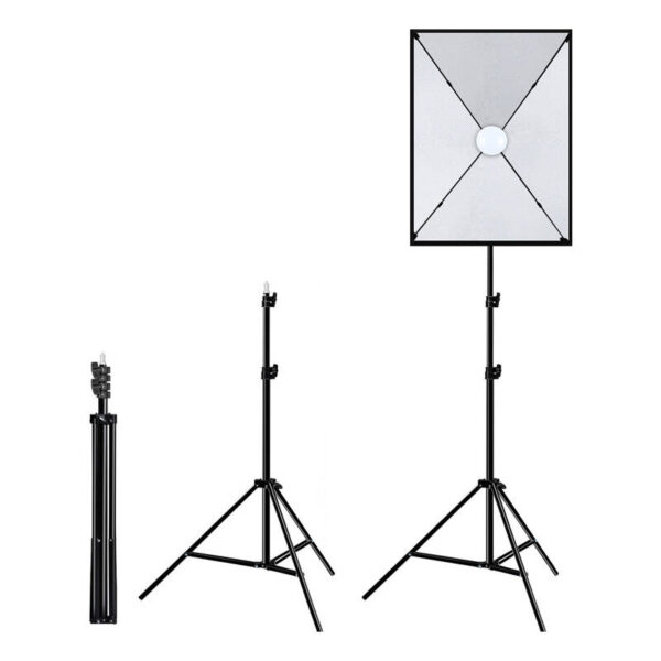Studio set Puluz softbox 50x70cm, tripod, LED bulb 1 pcs PU5070EU - Image 2